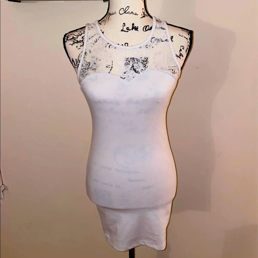 Poetry White Lace Dress